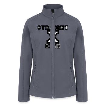 Straight X Hardcore - Women’s Soft Shell Jacket - gray - Front
