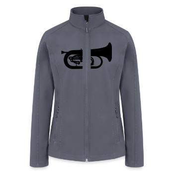 Euphonium - Women’s Soft Shell Jacket - gray - Front