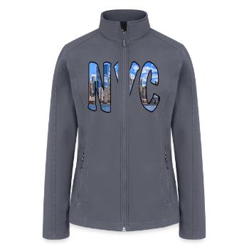 New york city - Women’s Soft Shell Jacket - gray - Front