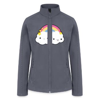 cute cloud - Women’s Soft Shell Jacket - gray - Front