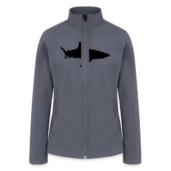 shark - Women’s Soft Shell Jacket - gray - Front