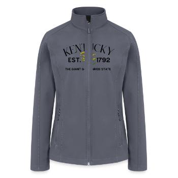 Kentucky Giant Goldenrod State - Women’s Soft Shell Jacket - gray - Front