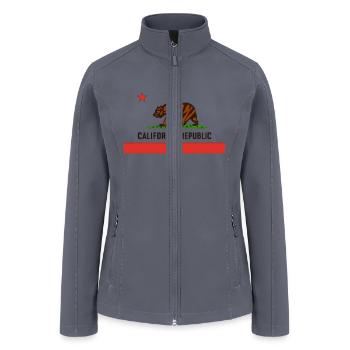 Tees - Women’s Soft Shell Jacket - gray - Front