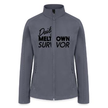 Daily Meltdown Survivor - Women’s Soft Shell Jacket - gray - Front