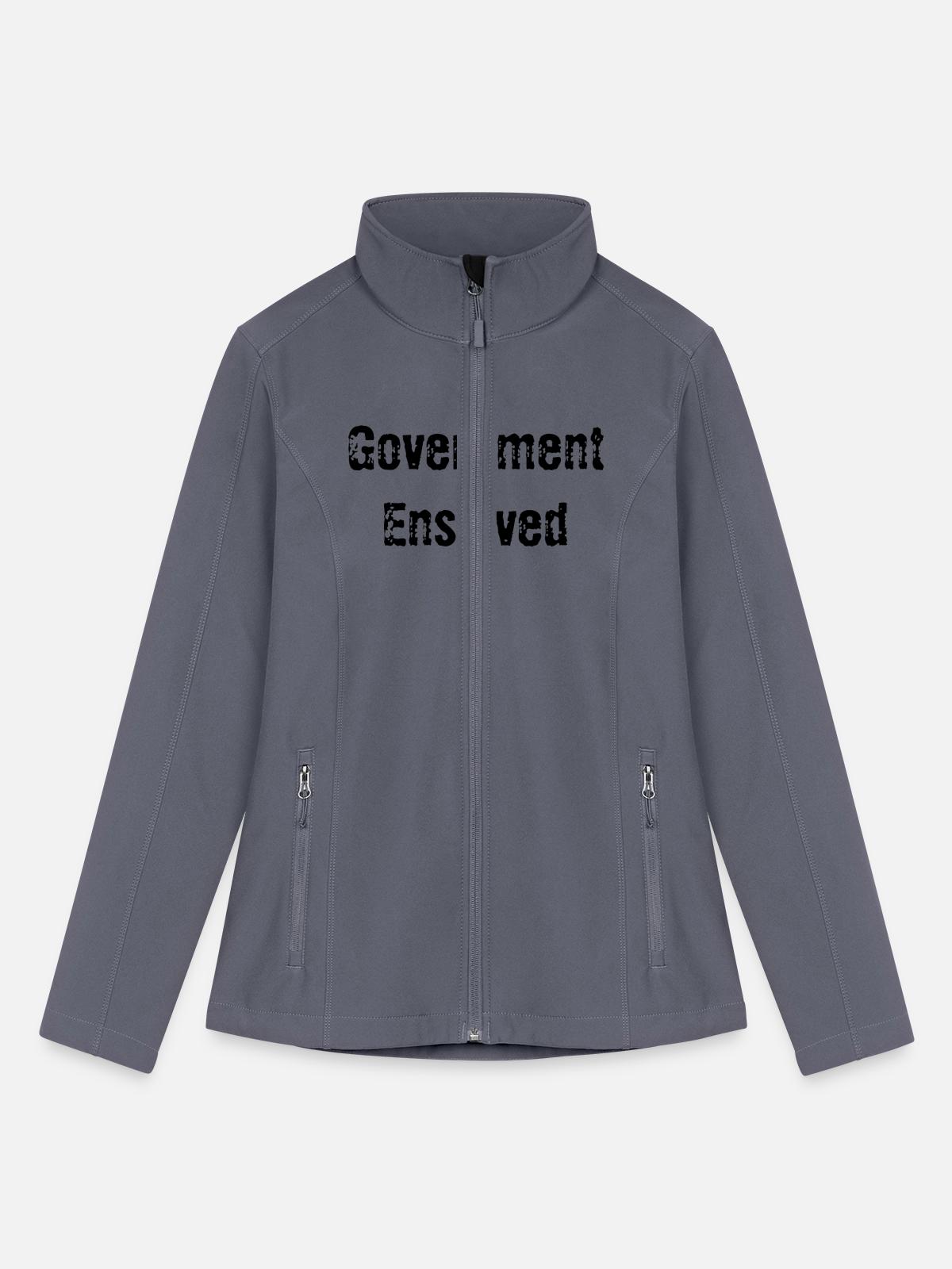 Government Enslaved - Women’s Soft Shell Jacket - gray - Front
