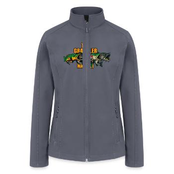 Grangler Nation - Women’s Soft Shell Jacket - gray - Front