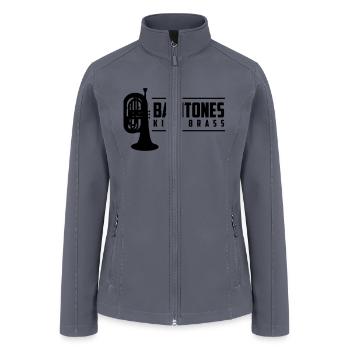 Baritones Kick Brass - Women’s Soft Shell Jacket - gray - Front