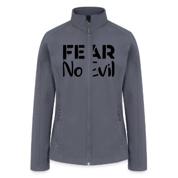 Fear No Evil - Women’s Soft Shell Jacket - gray - Front
