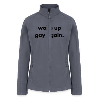 Tees - Women’s Soft Shell Jacket - gray - Front
