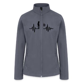Motocross - Women’s Soft Shell Jacket - gray - Front