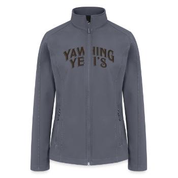 Yawning Yetis - Women’s Soft Shell Jacket - gray - Front