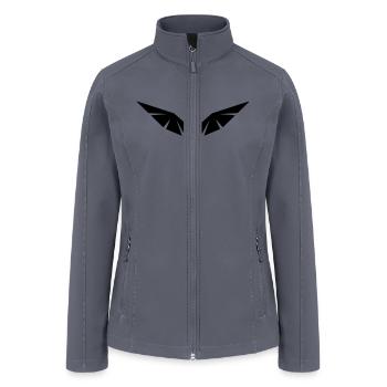 Eagle shape - Women’s Soft Shell Jacket - gray - Front