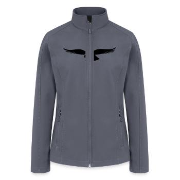 Eagle shape - Women’s Soft Shell Jacket - gray - Front