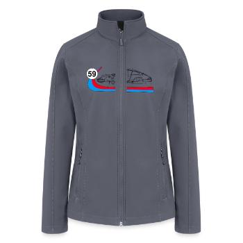 59 Vintage 911 Racing - Women’s Soft Shell Jacket - gray - Front