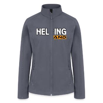 HELPING HAND TSHIRT SHIRT - Women’s Soft Shell Jacket - gray - Front