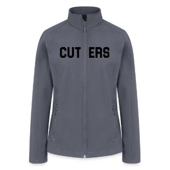 Breaking Away Cutters Bike Team - Women’s Soft Shell Jacket - gray - Front