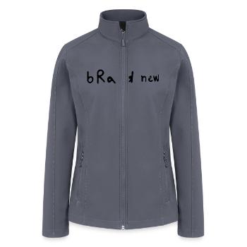 Brand New - Women’s Soft Shell Jacket - gray - Front