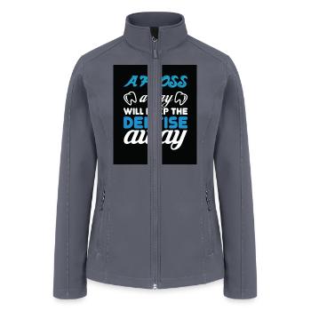 Af loss a day dentise away - Women’s Soft Shell Jacket - gray - Front