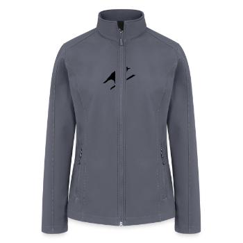 Bird - Women’s Soft Shell Jacket - gray - Front