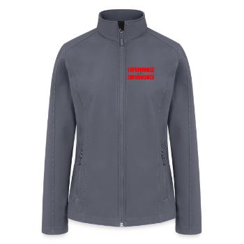 Performance over compliance - Women’s Soft Shell Jacket - gray - Front