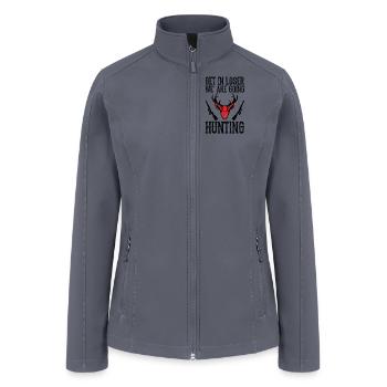 Hunting Adventure Crew: Get In, Loser! - Women’s Soft Shell Jacket - gray - Front