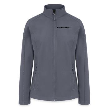 So Prettttttty! - Women’s Soft Shell Jacket - gray - Front