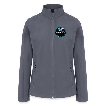 Xception Gaming Cyan - Women’s Soft Shell Jacket - gray - Front