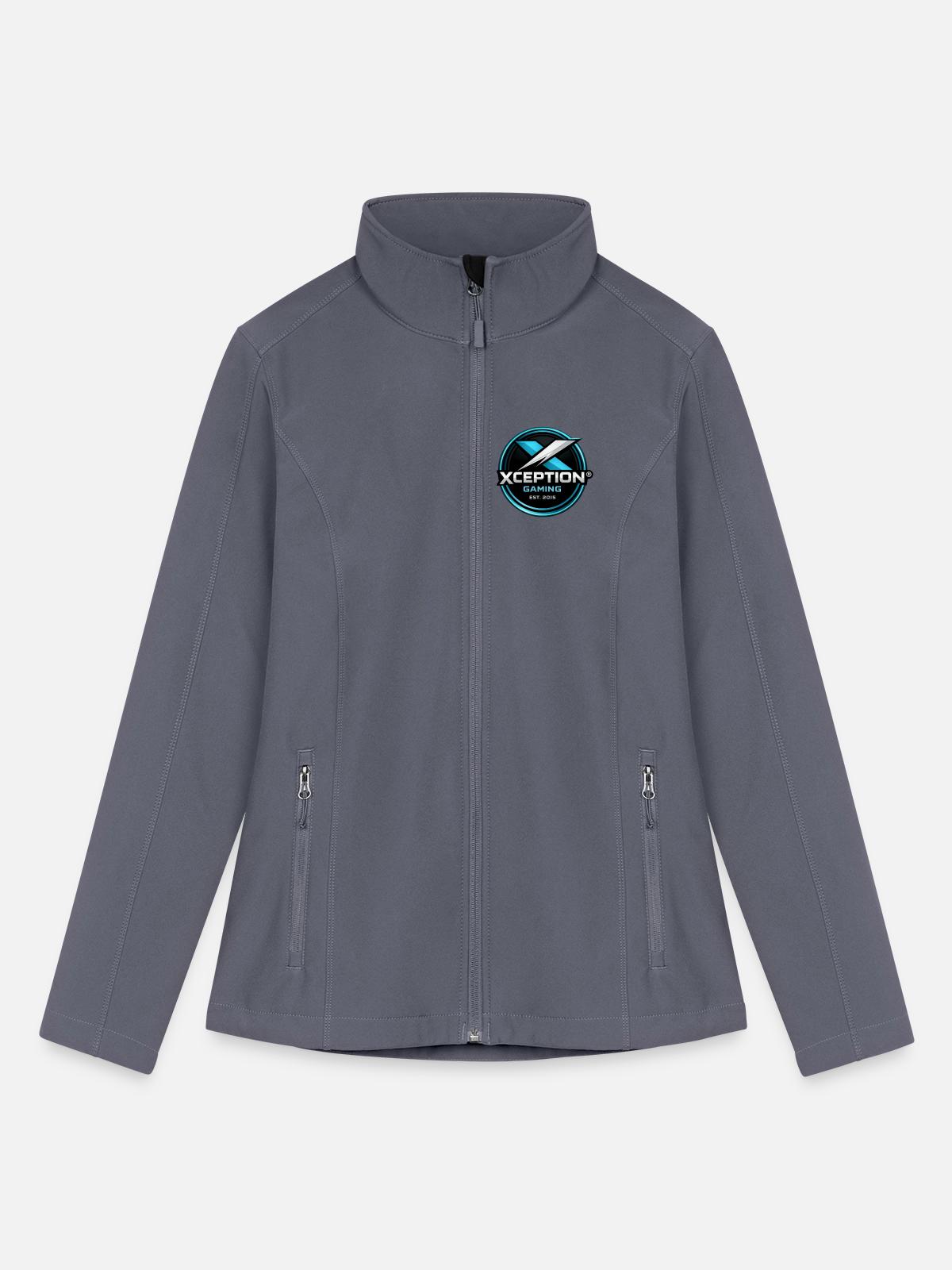Xception Gaming Cyan - Women’s Soft Shell Jacket - gray - Front