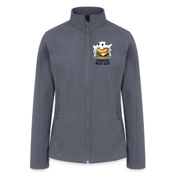 Funny Cheese Burger - Women’s Soft Shell Jacket - gray - Front