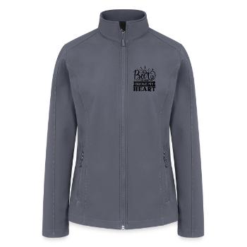 Beer never broke my heart - Women’s Soft Shell Jacket - gray - Front