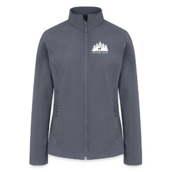 You will find me in the forest - Women’s Soft Shell Jacket - gray - Front