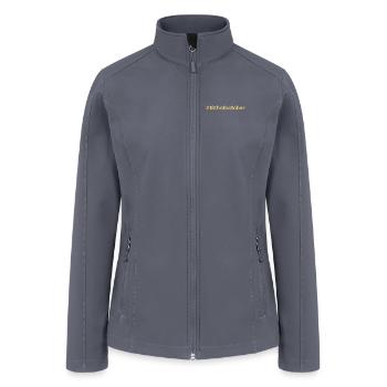 born on 18th October Birthday birth date - Women’s Soft Shell Jacket - gray - Front