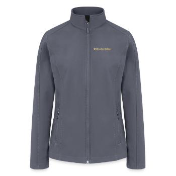 born on 5th October Birthday birth date - Women’s Soft Shell Jacket - gray - Front