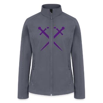 Crossed Swords - Women’s Soft Shell Jacket - gray - Front