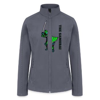 THE SAMURAI PRIDE - Women’s Soft Shell Jacket - gray - Front