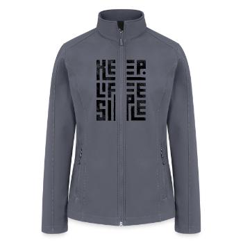 "Rising Up: New Season VHOSA Fashion Design" - Women’s Soft Shell Jacket - gray - Front