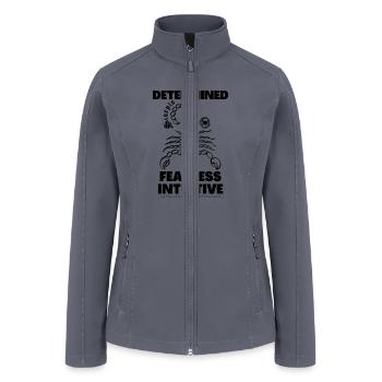 Birthday My Spirit Animal Scorpio Zodiac - Women’s Soft Shell Jacket - gray - Front