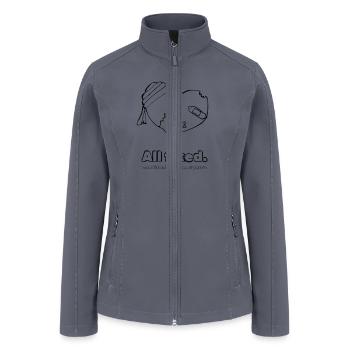 Heart Broken - Women’s Soft Shell Jacket - gray - Front