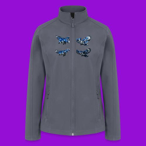 Silver Blue Jay Flight Stages - Women’s Soft Shell Jacket