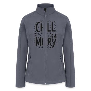 Chill and be Merry - Women’s Soft Shell Jacket - gray - Front