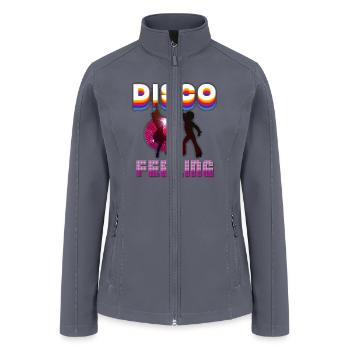 Disco Feeling Active - Women’s Soft Shell Jacket - gray - Front