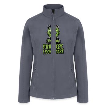 Frankly, I Don’t Care - Women’s Soft Shell Jacket - gray - Front