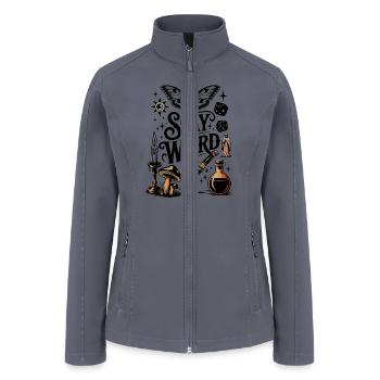 Stay Weird - Mystical & Unique Design - Women’s Soft Shell Jacket - gray - Front