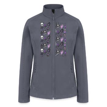 Fortune Teller's Mystic & Curious Things. - Women’s Soft Shell Jacket - gray - Front