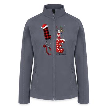 Christmas - Women’s Soft Shell Jacket - gray - Front