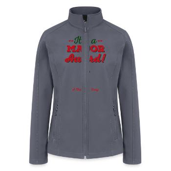 A Christmas Story Itis A Major Award - Women’s Soft Shell Jacket - gray - Front