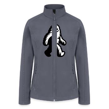 Smiling Yeti - Bigfoot Sighting - Women’s Soft Shell Jacket - gray - Front