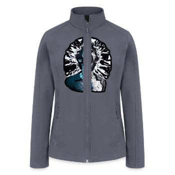 Hungry zombie - Women’s Soft Shell Jacket - gray - Front