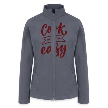 Cook it easy - Women’s Soft Shell Jacket - gray - Front