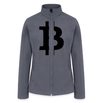 Bitcoin - Women’s Soft Shell Jacket - gray - Front